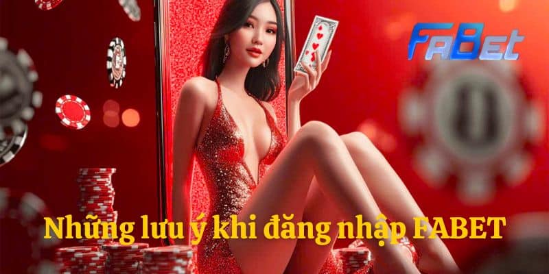 Những lưu ý khi đăng nhập FABET